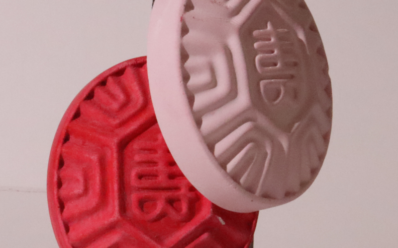 紅龜粿擴香石
